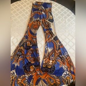 Multi Printed Flare Pants